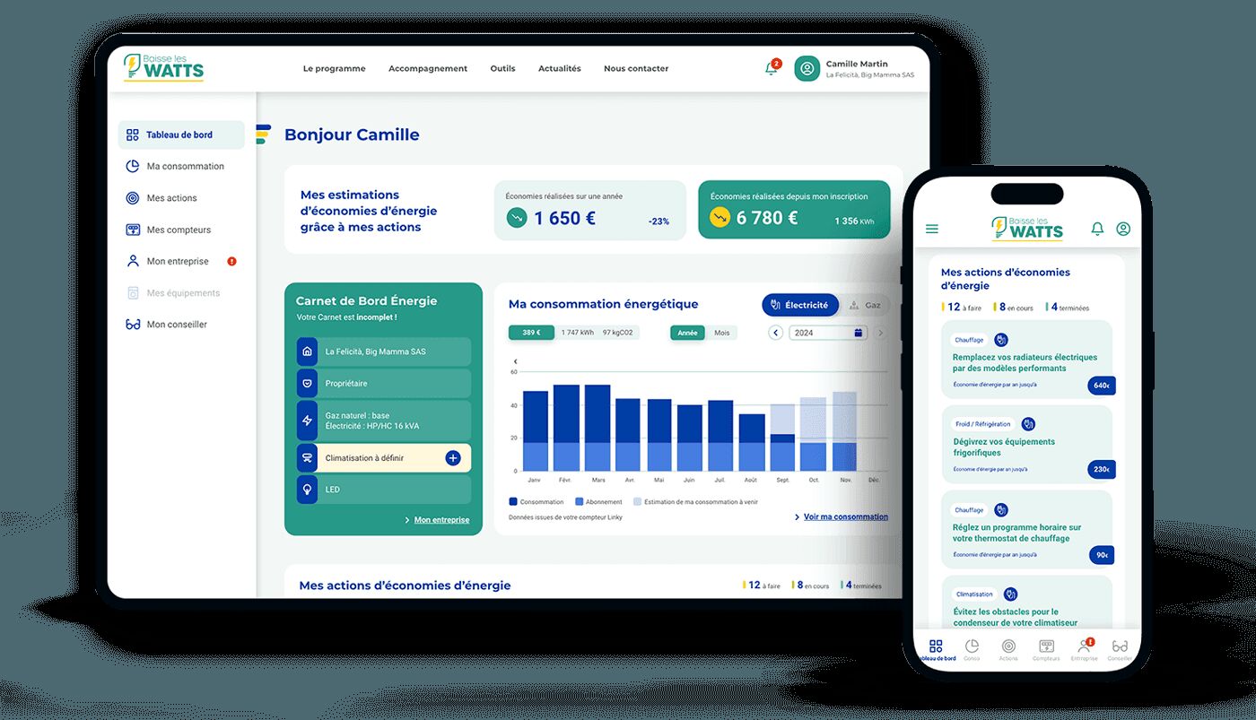 Visuel Baisse les watts